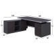 ΕΠΑΓΓΕΛΜΑΤΙΚΟ ΓΡΑΦΕΙΟ ΑΡΙΣΤΕΡΗ ΓΩΝΙΑ HM2092L ROSEWOOD 180X160X76Y εκ. ΕΠΑΓΓΕΛΜΑΤΙΚΟ ΓΡΑΦΕΙΟ ΑΡΙΣΤΕΡΗ ΓΩΝΙΑ HM2092L ROSEWOOD 180X160X76Y εκ.