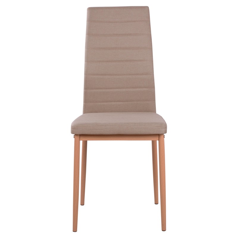 ΚΑΡΕΚΛΑ ΜΕΤΑΛΛΙΚΗ LADY HM0037.14 ΜΠΕΖ ΥΦΑΣΜΑ ΜΕΤΑΛΛΙΚΟ ΣΚΕΛΕΤΟ K/D 40x48x95 εκ.