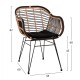 ΠΟΛΥΘΡΟΝΑ ΜΕ ΜΑΞΙΛΑΡΙ ΜΕΤΑΛΛΙΚΗ ALLEGRA HM5663 ΜΕ WICKER ΜΠΕΖ & ΜΑΥΡΟ ΧΡΩΜΑ 58x60x82Υ εκ. ΠΟΛΥΘΡΟΝΑ ΜΕ ΜΑΞΙΛΑΡΙ ΜΕΤΑΛΛΙΚΗ ALLEGRA HM5663 ΜΕ WICKER ΜΠΕΖ & ΜΑΥΡΟ ΧΡΩΜΑ 58x60x82Υ εκ.