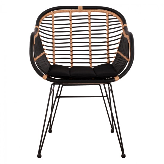 ΠΟΛΥΘΡΟΝΑ ΜΕ ΜΑΞΙΛΑΡΙ ΜΕΤΑΛΛΙΚΗ ALLEGRA HM5663 ΜΕ WICKER ΜΠΕΖ & ΜΑΥΡΟ ΧΡΩΜΑ 58x60x82Υ εκ. ΠΟΛΥΘΡΟΝΑ ΜΕ ΜΑΞΙΛΑΡΙ ΜΕΤΑΛΛΙΚΗ ALLEGRA HM5663 ΜΕ WICKER ΜΠΕΖ & ΜΑΥΡΟ ΧΡΩΜΑ 58x60x82Υ εκ.
