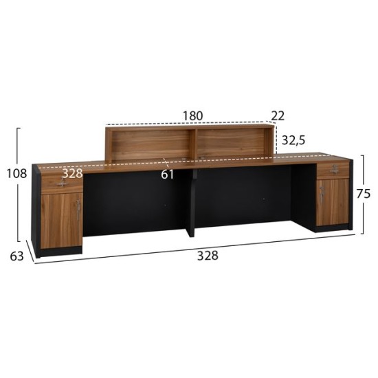 ΕΠΑΓΓΕΛΜΑΤΙΚΟ ΓΡΑΦΕΙΟ ΥΠΟΔΟΧΗΣ SUPREME 328X63X108 HM2359 ΕΠΑΓΓΕΛΜΑΤΙΚΟ ΓΡΑΦΕΙΟ ΥΠΟΔΟΧΗΣ SUPREME 328X63X108 HM2359