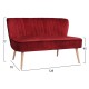 ΚΑΝΑΠΕΣ ANDY 2ΘΕΣΙΟΣ ΚΟΚΚΙΝΟ ΒΕΛΟΥΔΟ HM8401.06 128x70x77Υ εκ. ΚΑΝΑΠΕΣ ANDY 2ΘΕΣΙΟΣ ΚΟΚΚΙΝΟ ΒΕΛΟΥΔΟ HM8401.06 128x70x77Υ εκ.