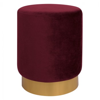 ΣΚΑΜΠΟ LEVY ΜΠΟΡΝΤΩ ΒΕΛΟΥΔΟ ΜΕ ΧΡΥΣΗ ΒΑΣΗ HM8408.06 Φ35x43Υ εκ.