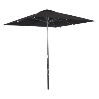 ΟΜΠΡΕΛΑ ΕΠΑΓΓΕΛΜΑΤΙΚΗ ALU 2.20x2.20 ΜΑΥΡΟ ΠΑΝΙ ΑΚΡΥΛΙΚΟ 8ΑΚΤΙΝΕΣ HM6013.03