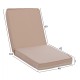 ΜΑΞΙΛΑΡΙ ΚΑΡΕΚΛΑΣ ΜΕ ΠΛΑΤΗ POLYESTER CHIOS ΜΠΕΖ HM11238.01P 110X46X6κ.