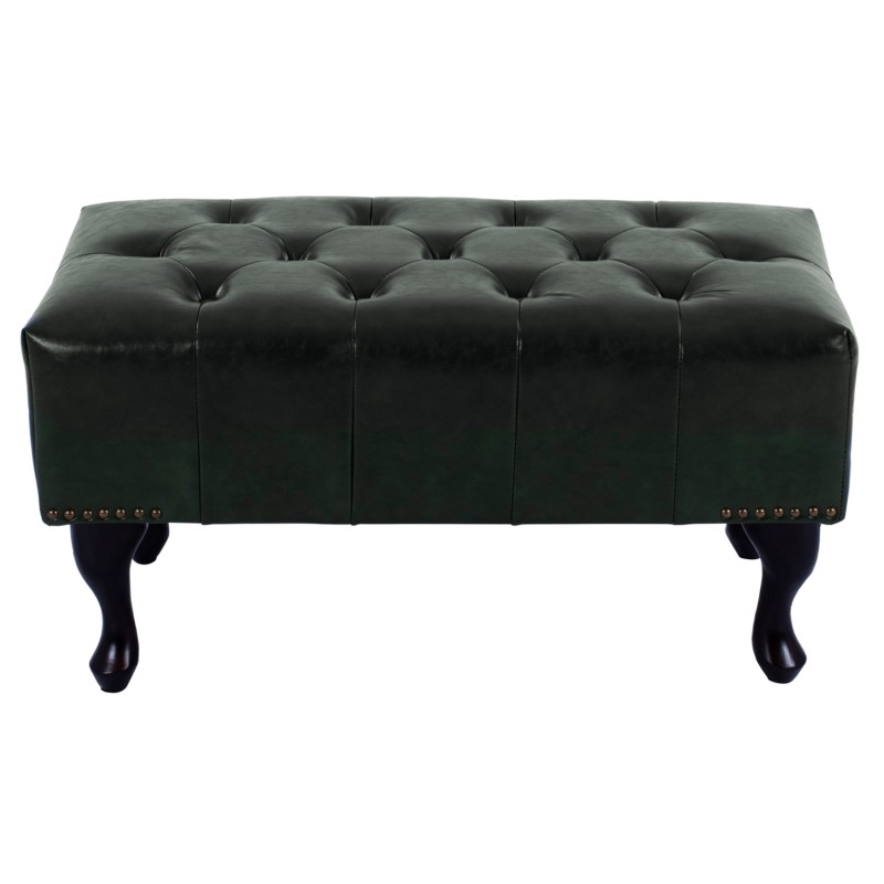 ΤΑΜΠΟΥΡΕ ΥΠΟΠΟΔΙΟ T.CHESTERFIELD EMMA HM226.08 PU ΚΥΠΑΡΙΣΣΙ-ΜΑΥΡΑ ΠΟΔΙΑ 80x45x39Yεκ.