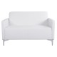ΚΑΝΑΠΕΣ 2ΘΕΣΙΟΣ NELLIE HM3159.22 ΜΕ ΛΕΥΚΟ PU 113x71x71Υ εκ.