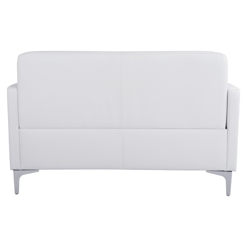 ΚΑΝΑΠΕΣ 2ΘΕΣΙΟΣ NELLIE HM3159.22 ΜΕ ΛΕΥΚΟ PU 113x71x71Υ εκ.