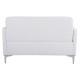 ΚΑΝΑΠΕΣ 2ΘΕΣΙΟΣ NELLIE HM3159.22 ΜΕ ΛΕΥΚΟ PU 113x71x71Υ εκ.