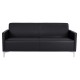ΚΑΝΑΠΕΣ 3ΘΕΣΙΟΣ NELLIE HM3159.31 ΜΕ ΜΑΥΡΟ PU 163x71x71Υ εκ.