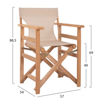 ΚΑΡΕΚΛΑ ΣΚΗΝΟΘΕΤΗ ΛΗΜΝΟΣ ΕΜΠΟΤΙΣΜΟΥ ΣΕ ΦΥΣΙΚΟ ΧΡΩΜΑ ΜΕ ΕΚΡΟΥ ΜΑΞΙΛΑΡΙ HM10543.60 57x54x88.5 cm.