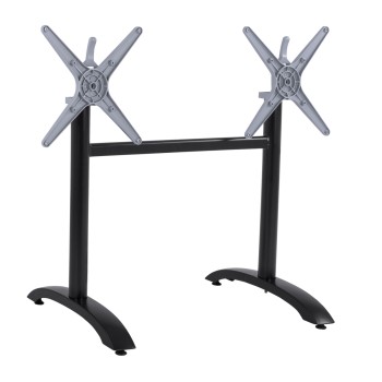 ΒΑΣΗ ΑΛΟΥΜΙΝΙΟΥ ΔΙΣΤΗΛΗ HM468.01 ΜΑΥΡΟ ΜΑΤ 78X59,5X73Υ εκ.