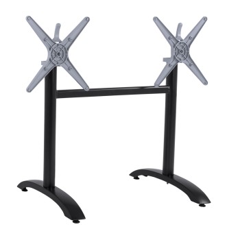 ΒΑΣΗ ΑΛΟΥΜΙΝΙΟΥ ΔΙΣΤΗΛΗ HM468.01 ΜΑΥΡΟ ΜΑΤ 78X59,5X73Υ εκ.