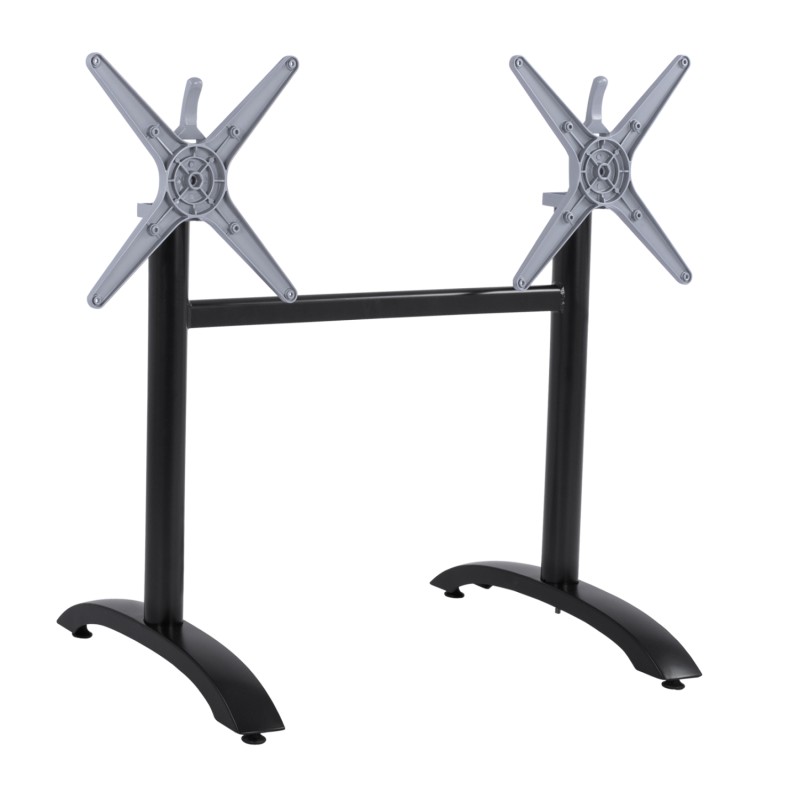 ΒΑΣΗ ΑΛΟΥΜΙΝΙΟΥ ΔΙΣΤΗΛΗ HM468.01 ΜΑΥΡΟ ΜΑΤ 78X59,5X73Υ εκ.