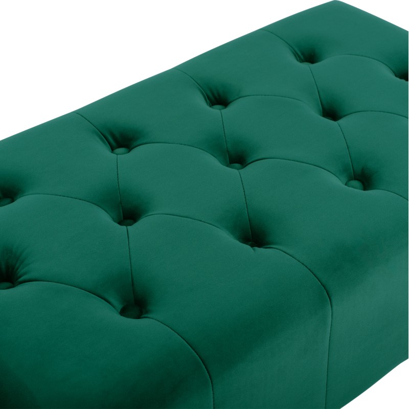 ΤΑΜΠΟΥΡΕ T.CHESTERFIELD EMMA HM226.03 ΚΥΠΑΡΙΣΣΙ ΒΕΛΟΥΔΟ-ΜΑΥΡΑ ΠΟΔΙΑ 80x45x40Υεκ