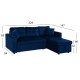 ΚΑΝΑΠΕΣ ΓΩΝΙΑ ΚΡΕΒΑΤΙ WAYNE 224x147x85Υεκ. HM3028.18 ΒΕΛΟΥΔΟ ΜΠΛΕ ΚΑΝΑΠΕΣ ΓΩΝΙΑ ΚΡΕΒΑΤΙ WAYNE 224x147x85Υεκ. HM3028.18 ΒΕΛΟΥΔΟ ΜΠΛΕ
