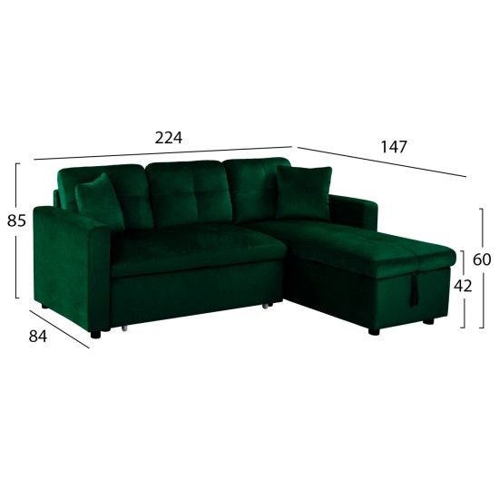 ΚΑΝΑΠΕΣ ΓΩΝΙΑ ΚΡΕΒΑΤΙ WAYNE 224x147x85Υεκ. HM3028.13 ΒΕΛΟΥΔΟ ΚΥΠΑΡΙΣΣΙ ΚΑΝΑΠΕΣ ΓΩΝΙΑ ΚΡΕΒΑΤΙ WAYNE 224x147x85Υεκ. HM3028.13 ΒΕΛΟΥΔΟ ΚΥΠΑΡΙΣΣΙ