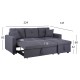 ΚΑΝΑΠΕΣ ΓΩΝΙΑ ΚΡΕΒΑΤΙ WAYNE 224x147x85Υεκ. HM3028.11 ΓΚΡΙ ΥΦΑΣΜΑ ΚΑΝΑΠΕΣ ΓΩΝΙΑ ΚΡΕΒΑΤΙ WAYNE 224x147x85Υεκ. HM3028.11 ΓΚΡΙ ΥΦΑΣΜΑ