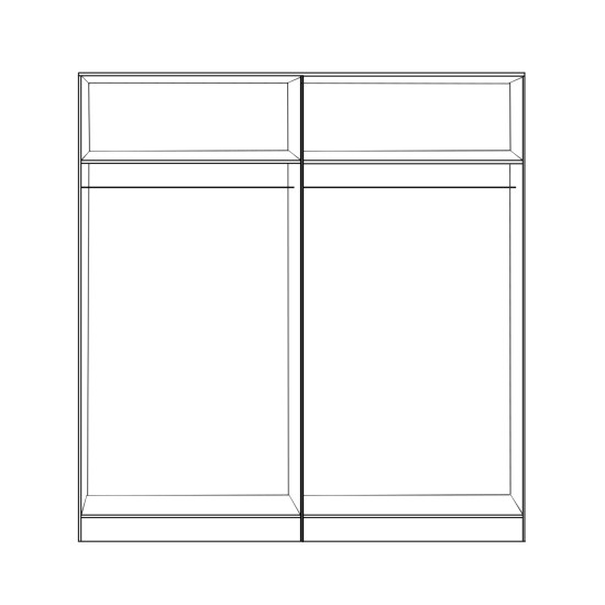 ΣΕΤ 2 ΤΜΧ ΝΤΟΥΛΑΠΑ 4ΦΥΛΛΗ SONAMA 160X42X181 HM11350.02