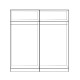 ΣΕΤ 2 ΤΜΧ ΝΤΟΥΛΑΠΑ 4ΦΥΛΛΗ SONAMA 160X42X181 HM11350.02