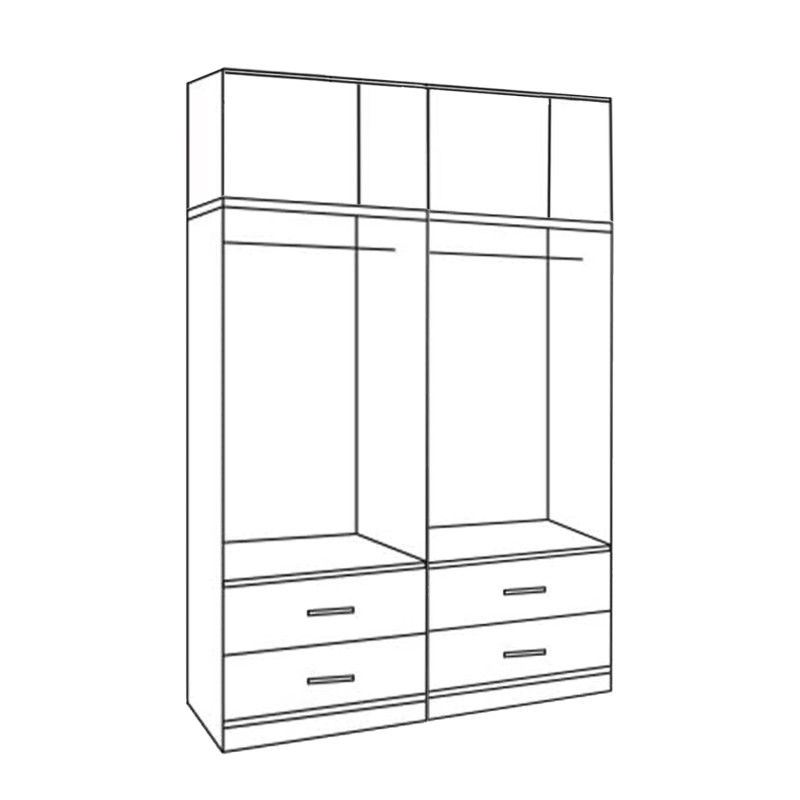 ΣΕΤ 4 ΤΜΧ ΝΤΟΥΠΑΛΑ 4ΦΥΛΛΗ ΜΕ ΠΑΤΑΡΙ ΚΑΙ 4 ΣΥΡΤΑΡΙΑ SONAMA 160X42X241 HM11352.02