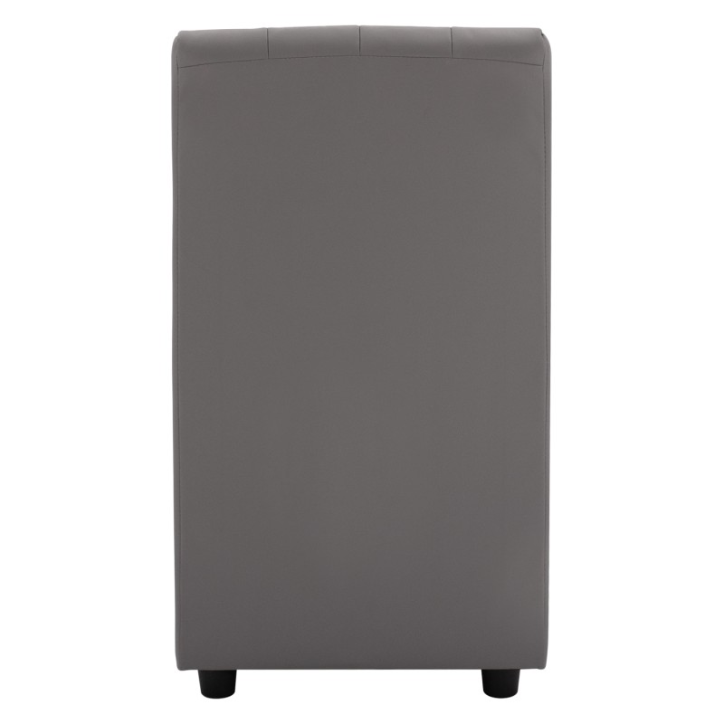 ΠΟΛΥΘΡΟΝΑ LANDON HM3162.10 ΑΠΟ ΤΕΧΝΟΔΕΡΜΑ ΣΕ ΓΚΡΙ ΑΠΟΧΡΩΣΗ 51x66x93Υ εκ.