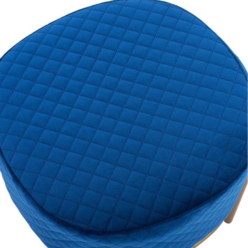 ΣΚΑΜΠΟ SINTA HM8638.08 ΑΠΟ ΜΠΛΕ ΒΕΛΟΥΔΟ ΜΕ ΧΡΥΣΗ ΒΑΣΗ 42x42x38Υ εκ.