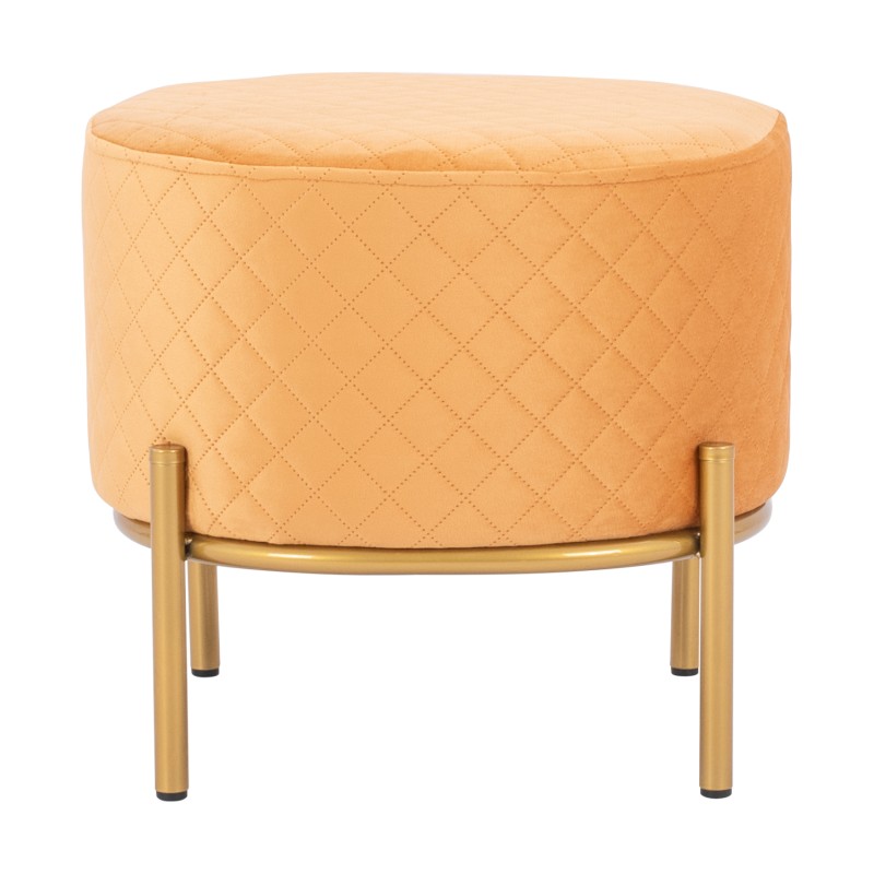 ΣΚΑΜΠΟ SINTA HM8638.09 ΑΠΟ ΧΡΥΣΟ ΒΕΛΟΥΔΟ ΜΕ ΧΡΥΣΗ ΒΑΣΗ 42x42x38Υ εκ.