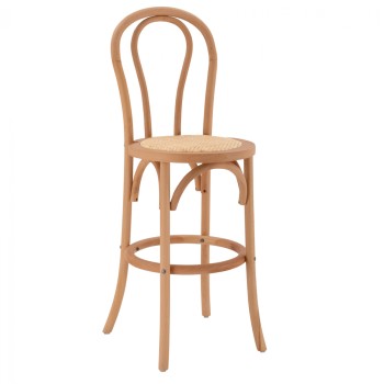 ΣΚΑΜΠΟ ΜΠΑΡ MONTREAL ΞΥΛΙΝΟ ΑΠΟ ΟΞΙΑ ΦΥΣΙΚΟ ΜΕ ΨΑΘΑ 41X47X108 HM8749.01