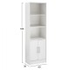 ΒΙΒΛΙΟΘΗΚΗ ΜΕΛΑΜΙΝΗΣ ENSLEY HM2027.05 ΣΕ ΛΕΥΚΗ ΑΠΟΧΡΩΣΗ 60x30x180 εκ. ΒΙΒΛΙΟΘΗΚΗ ΜΕΛΑΜΙΝΗΣ ENSLEY HM2027.05 ΣΕ ΛΕΥΚΗ ΑΠΟΧΡΩΣΗ 60x30x180 εκ.