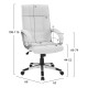 ΚΑΡΕΚΛΑ ΓΡΑΦΕΙΟΥ CHANDER HM1092.02 ΛΕΥΚΗ 63x66x116 εκ. ΚΑΡΕΚΛΑ ΓΡΑΦΕΙΟΥ CHANDER HM1092.02 ΛΕΥΚΗ 63x66x116 εκ.