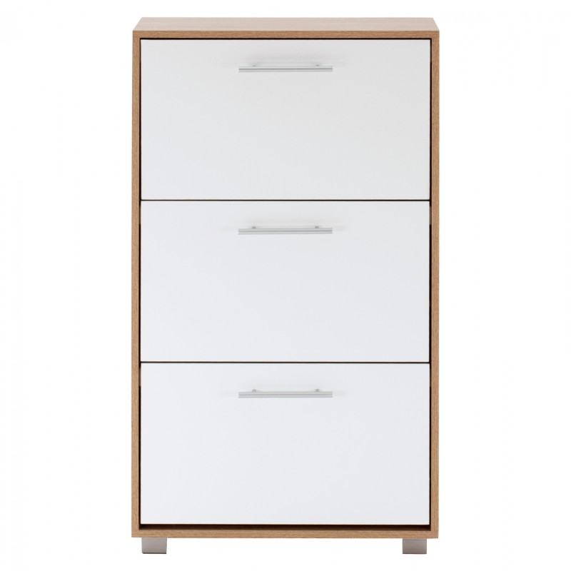 ΠΑΠΟΥΤΣΟΘΗΚΗ ΜΕΛΑΜΙΝΗΣ DAVINA 3ΘΕΣΕΩΝ HM2221.06 SONAMA-ΛΕΥΚΗ 62Χ24Χ110Υ εκ.