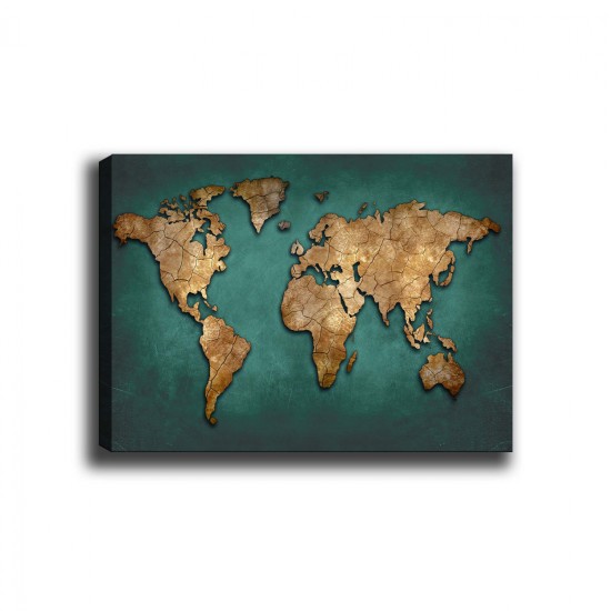 ΠΙΝΑΚΑΣ ΚΑΜΒΑΣ WORLD MAP HM7197.01 100X3X70 εκ. ΠΙΝΑΚΑΣ ΚΑΜΒΑΣ WORLD MAP HM7197.01 100X3X70 εκ.