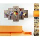 ΠΙΝΑΚΑΣ ΠΕΝΤΑΠΤΥΧΟ MDF COLORFUL ZEBRAS 82Χ56x3 HM7207.03 ΠΙΝΑΚΑΣ ΠΕΝΤΑΠΤΥΧΟ MDF COLORFUL ZEBRAS 82Χ56x3 HM7207.03