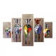 ΠΙΝΑΚΑΣ ΠΕΝΤΑΠΤΥΧΟ MDF COLORFUL ZEBRAS 82Χ56x3 HM7207.03 ΠΙΝΑΚΑΣ ΠΕΝΤΑΠΤΥΧΟ MDF COLORFUL ZEBRAS 82Χ56x3 HM7207.03