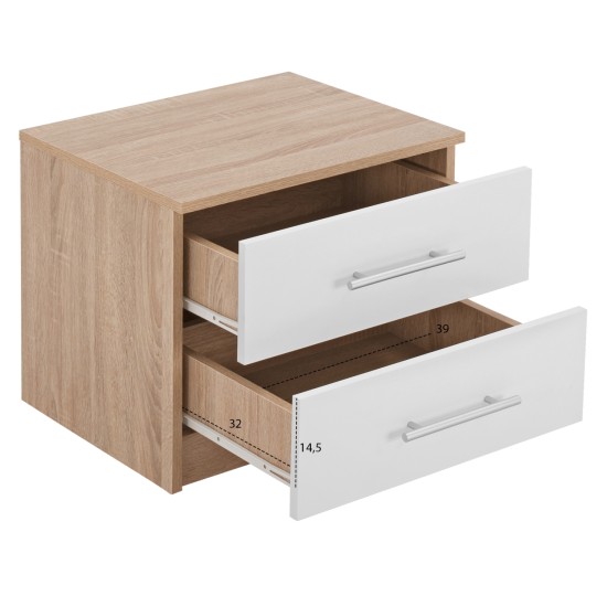 ΚΟΜΟΔΙΝΟ ΜΕΛΑΜΙΝΗΣ HM2220.06 SONAMA - ΛΕΥΚΟ 48x40,5x41,5 εκ. ΚΟΜΟΔΙΝΟ ΜΕΛΑΜΙΝΗΣ HM2220.06 SONAMA - ΛΕΥΚΟ 48x40,5x41,5 εκ.
