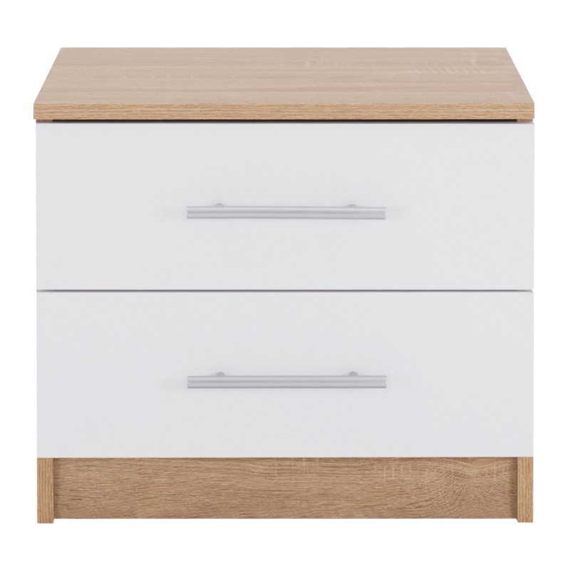 ΚΟΜΟΔΙΝΟ ΜΕΛΑΜΙΝΗΣ HM2220.06 SONAMA - ΛΕΥΚΟ 48x40,5x41,5 εκ.