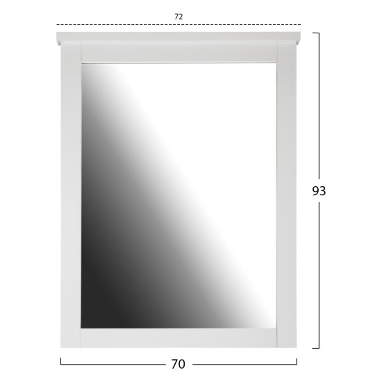 ΚΑΘΡΕΠΤΗΣ ΤΟΥΑΛΕΤΑΣ ROSEMARY HM314.05 ΛΕΥΚΟΣ 72X93 εκ. ΚΑΘΡΕΠΤΗΣ ΤΟΥΑΛΕΤΑΣ ROSEMARY HM314.05 ΛΕΥΚΟΣ 72X93 εκ.
