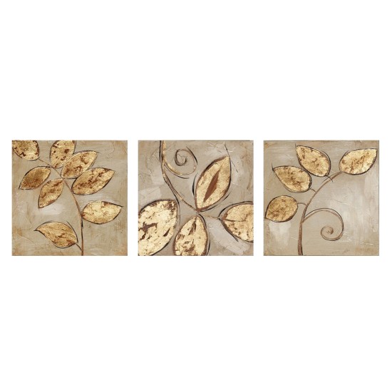 ΠΙΝΑΚΑΣ ΚΑΜΒΑΣ ΤΡΙΠΤΥΧΟ GOLDEN LEAVES HM7327 90Χ3Χ30 εκ. ΠΙΝΑΚΑΣ ΚΑΜΒΑΣ ΤΡΙΠΤΥΧΟ GOLDEN LEAVES HM7327 90Χ3Χ30 εκ.