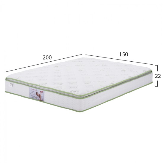 ΣΤΡΩΜΑ CONTINUOUS SPRING ΑΝΩΣΤΡΩΜΑ ALOE VERA 150X200 HM372.15 ΜΟΝΗΣ ΟΨΗΣ ΣΤΡΩΜΑ CONTINUOUS SPRING ΑΝΩΣΤΡΩΜΑ ALOE VERA 150X200 HM372.15 ΜΟΝΗΣ ΟΨΗΣ