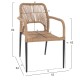 ΠΟΛΥΘΡΟΝΑ ΑΛΟΥΜΙΝΙΟΥ NOJO HM5771.02 ΓΚΡΙ ΜΕ P.E.TWIST RATTAN ΜΠΕΖ 55x63x82Y εκ. ΠΟΛΥΘΡΟΝΑ ΑΛΟΥΜΙΝΙΟΥ NOJO HM5771.02 ΓΚΡΙ ΜΕ P.E.TWIST RATTAN ΜΠΕΖ 55x63x82Y εκ.
