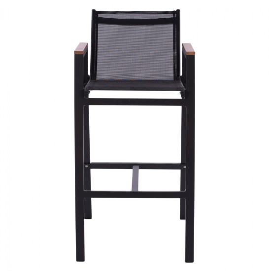 ΣΚΑΜΠΟ ΜΠΑΡ ΑΛΟΥΜΙΝΙΟΥ ΑΝΘΡΑΚΙ ΜΕ POLYWOOD 52 x 58 x 108 εκ. HM5790.02 ΣΚΑΜΠΟ ΜΠΑΡ ΑΛΟΥΜΙΝΙΟΥ ΑΝΘΡΑΚΙ ΜΕ POLYWOOD 52 x 58 x 108 εκ. HM5790.02