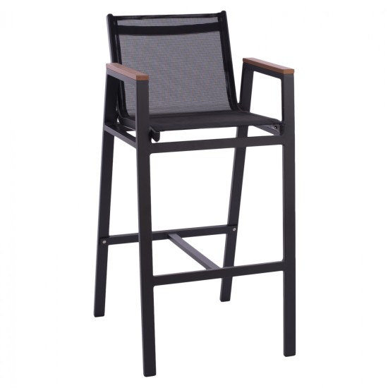 ΣΚΑΜΠΟ ΜΠΑΡ ΑΛΟΥΜΙΝΙΟΥ ΑΝΘΡΑΚΙ ΜΕ POLYWOOD 52 x 58 x 108 εκ. HM5790.02 ΣΚΑΜΠΟ ΜΠΑΡ ΑΛΟΥΜΙΝΙΟΥ ΑΝΘΡΑΚΙ ΜΕ POLYWOOD 52 x 58 x 108 εκ. HM5790.02