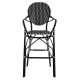 ΣΚΑΜΠΟ ΑΛΟΥΜΙΝΙΟΥ BAMBOO LOOK ΜΕ WICKER ΜΑΥΡΟ ΛΕΥΚΟ HM5794.02 56x60x126 εκ.