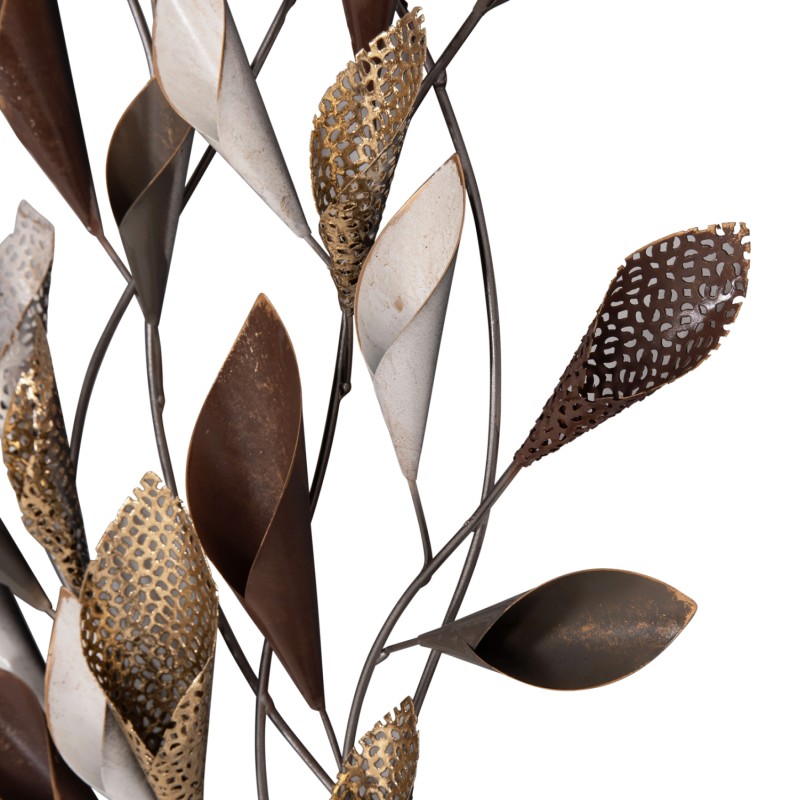 ΜΕΤΑΛΛΙΚΟ ΔΙΑΚΟΣΜΗΤΙΚΟ ΤΟΙΧΟΥ HM7159 ΑΝΘΡΑΚΙ ΧΡΥΣΟ 44x5x87Y εκ.