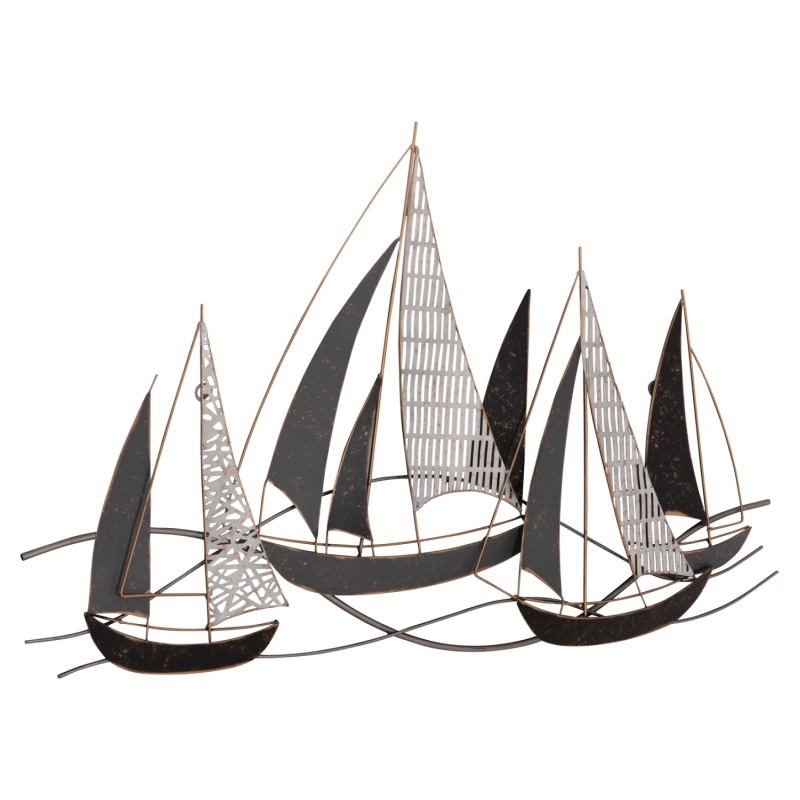 ΜΕΤΑΛΛΙΚΟ ΔΙΑΚΟΣΜΗΤΙΚΟ ΤΟΙΧΟΥ HM7160 ΑΝΘΡΑΚΙ ΛΕΥΚΟ ΧΡΥΣΟ 91x3x55Y εκ.