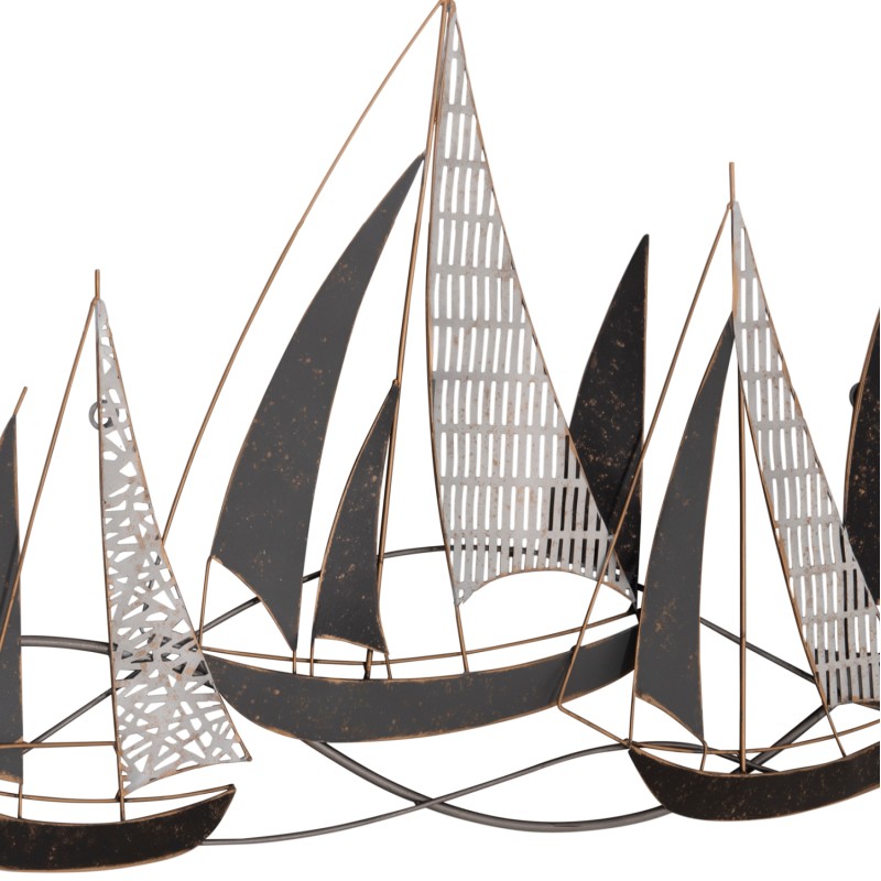 ΜΕΤΑΛΛΙΚΟ ΔΙΑΚΟΣΜΗΤΙΚΟ ΤΟΙΧΟΥ HM7160 ΑΝΘΡΑΚΙ ΛΕΥΚΟ ΧΡΥΣΟ 91x3x55Y εκ.