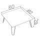 ΤΡΑΠΕΖΙ ΣΑΛΟΝΙΟΥ DIANE HM9180.01 SONAMA ΛΕΥΚΟ 60x60x29Y εκ. ΤΡΑΠΕΖΙ ΣΑΛΟΝΙΟΥ DIANE HM9180.01 SONAMA ΛΕΥΚΟ 60x60x29Y εκ.