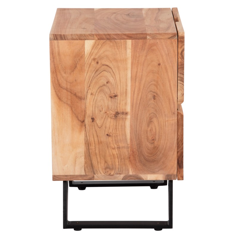 ΚΟΜΟΔΙΝΟ ALICIA HM8360.11 ΑΠΟ ΜΑΣΙΦ ΞΥΛΟ ΑΚΑΚΙΑΣ 45x35x56Yεκ.