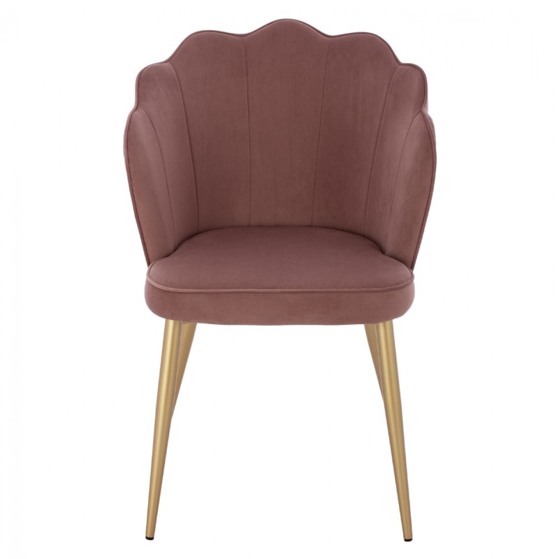 ΚΑΡΕΚΛΑ AVIE HM8737.02 ΒΕΛΟΥΔΟ ΣΑΠΙΟ ΜΗΛΟ ΜΕ ΜΕΤΑΛΛΙΚΟ ΧΡΥΣΟ ΣΚΕΛΕΤΟ 48x48x85 εκ.